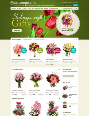 Magento 蔬菜-礼品-花-之绿色商城