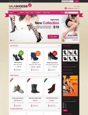magento 鞋子