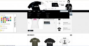 Magento t-shirt商城 12种颜色