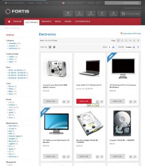 magento 11色方案商城